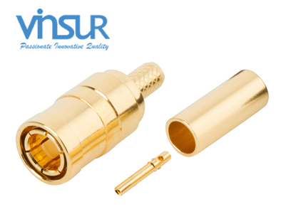 11611014 -- RF CONNECTOR 50OHMS, SMB MALE, STRAIGHT, CRIMP TYPE, RG316, RG174, RG188, LMR100 CABLE